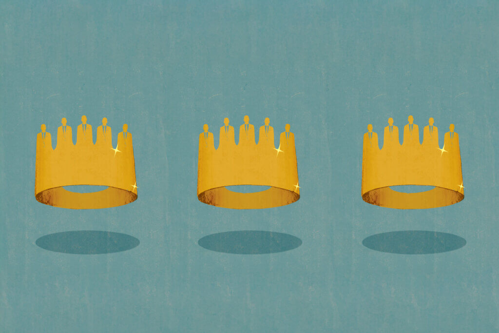 Corona tres monarcas